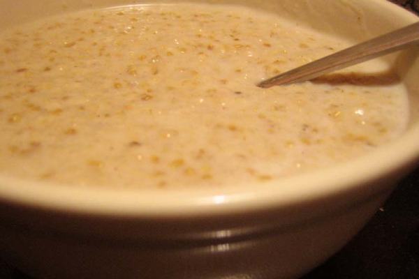 porridge avena platano blw