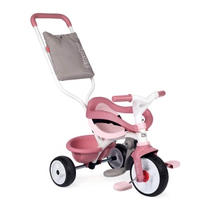 Kinderkraft Triciclo 5 en 1 SPINSTEP, rosa palo 